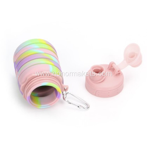 Silicone Outdoor Folding Water Bottle